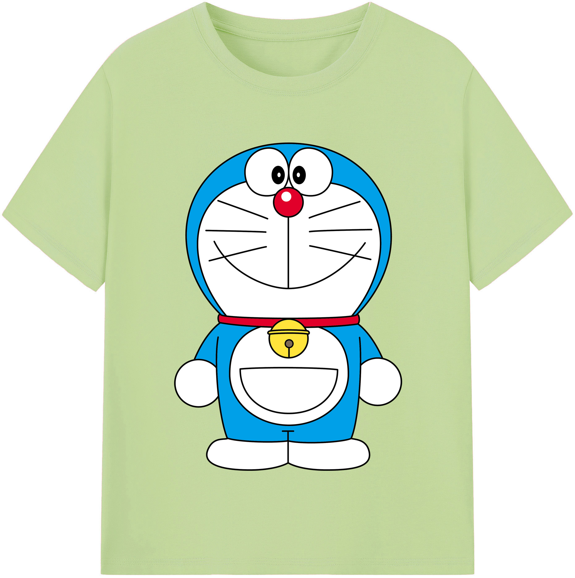 （画像用） ドラえもん Doraemon 綿100％半袖Tシャツ（フロントプリント）